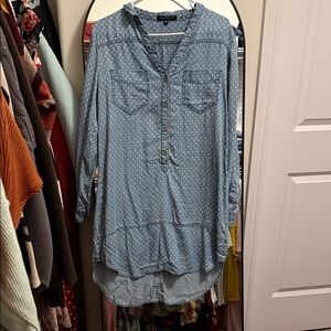 Velvet Heart Blue Denim Dress